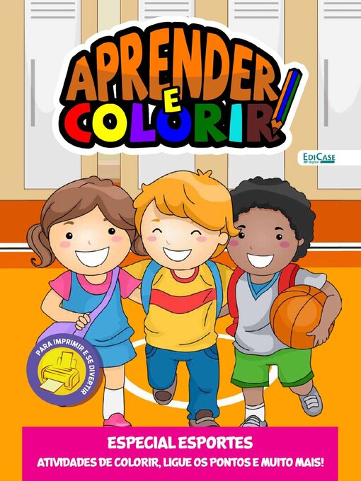 Cover image for Aprender e Colorir